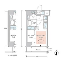 アーバネックス西新宿IIの物件間取画像